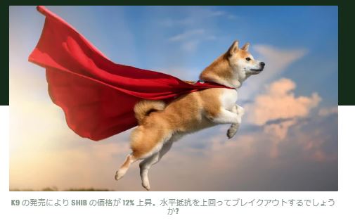 流動性ステーキングが開始され、柴犬（SHIB）の価格が急上昇する見込み