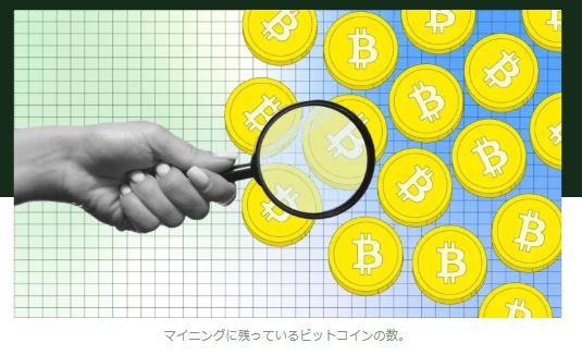 採掘可能なビットコインはあと何枚残っているか